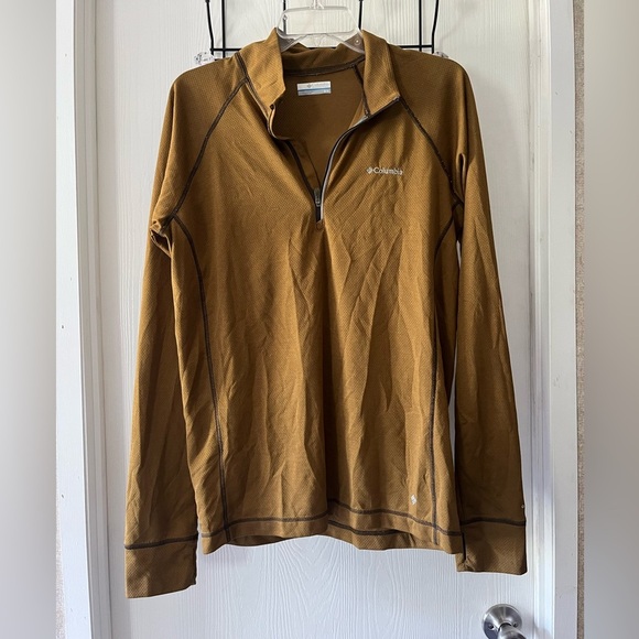 Columbia Sportswear Company Brown Athletic Long Sleeve - Picture 1 of 5